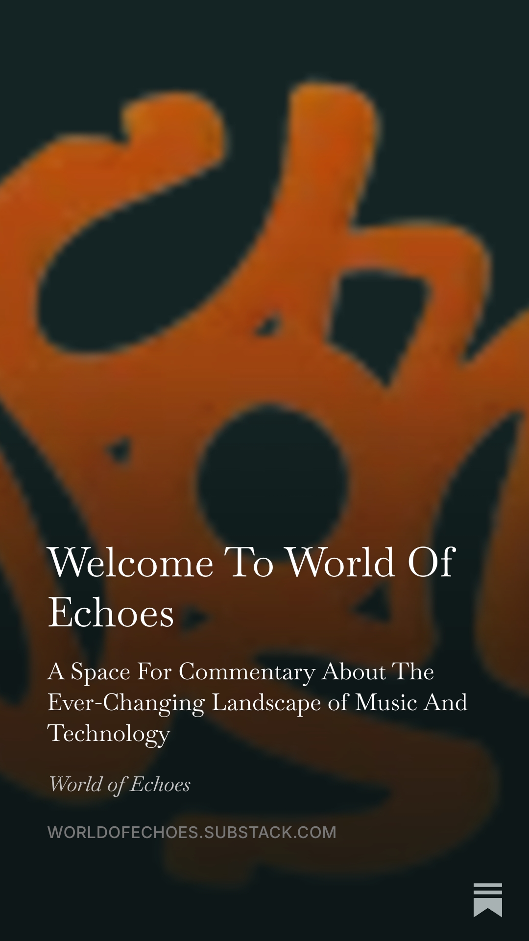 World of Echoes now on Substack